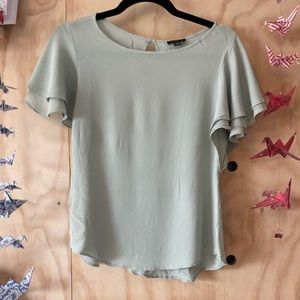 Like New Ann Taylor Top Size SP color is a light blue/green